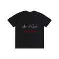 Pure Cotton Unisex T-Shirt PLAIN "Art of God X Real Roses"