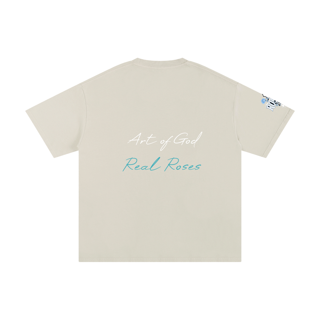 Unisex Pure Cotton T-Shirt "Art of God x Real Roses"