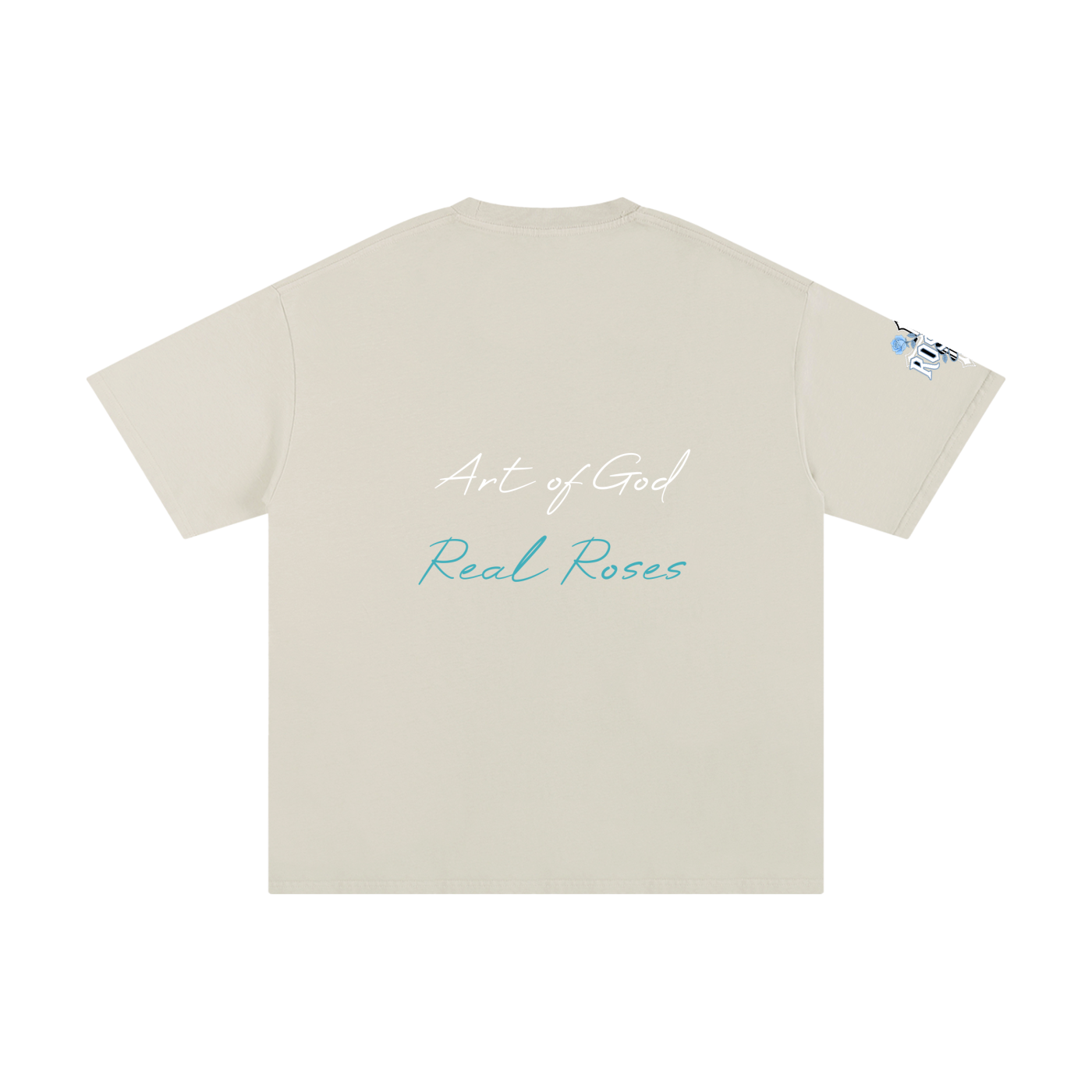 Unisex Pure Cotton T-Shirt "Art of God x Real Roses"