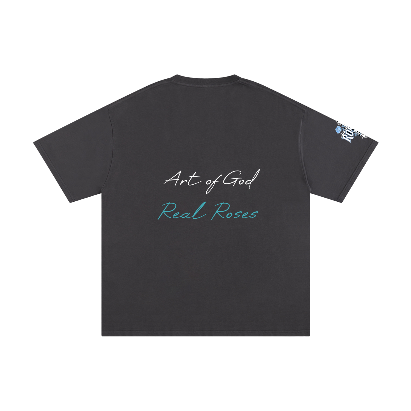 Unisex Pure Cotton T-Shirt "Art of God x Real Roses"