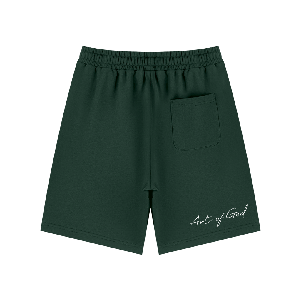 Unisex Drawstring Shorts "Art of God x Real Roses"