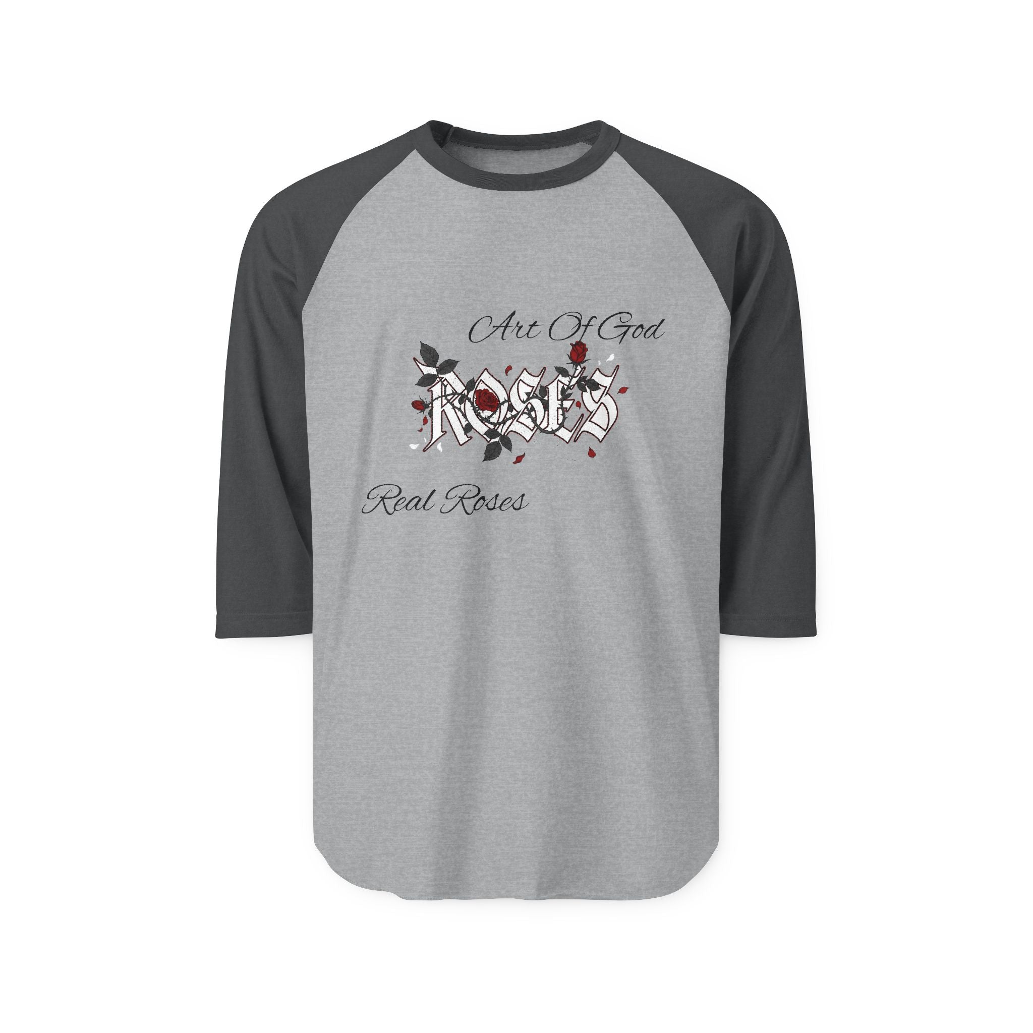 Raglan Shirt — 'Real Roses x Art of God" Collab