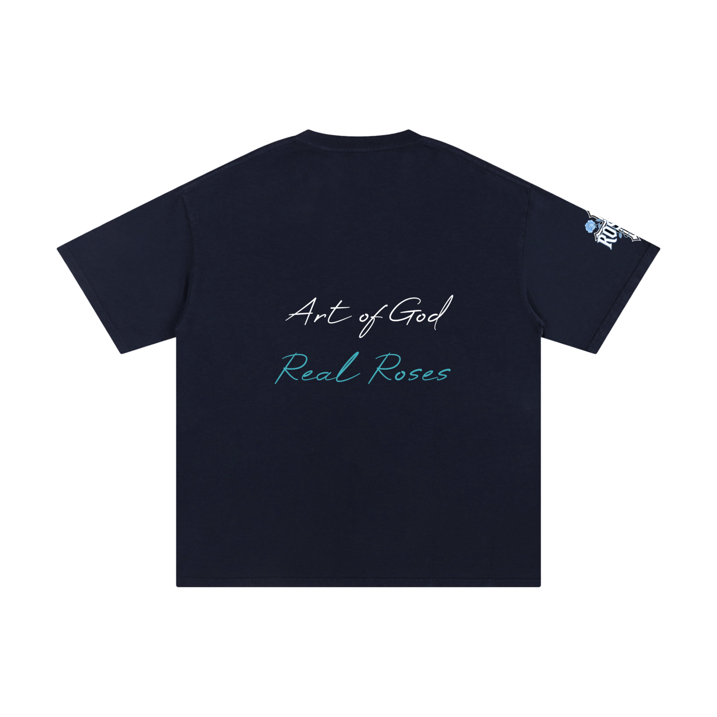 Unisex Pure Cotton T-Shirt "Art of God x Real Roses"