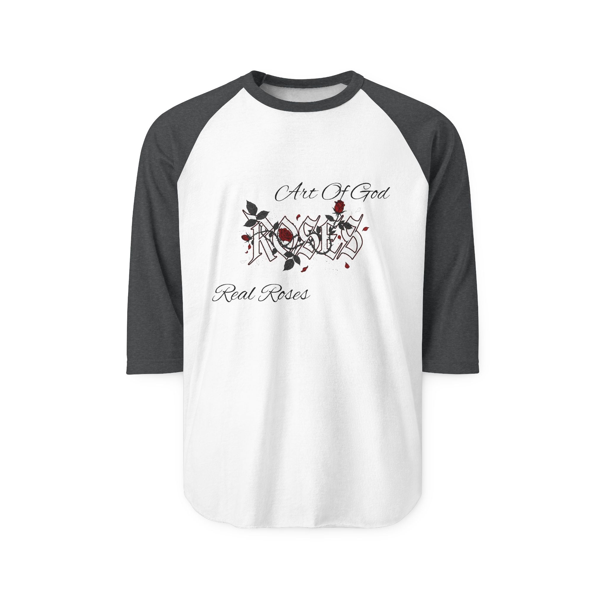 Raglan Shirt — 'Real Roses x Art of God" Collab