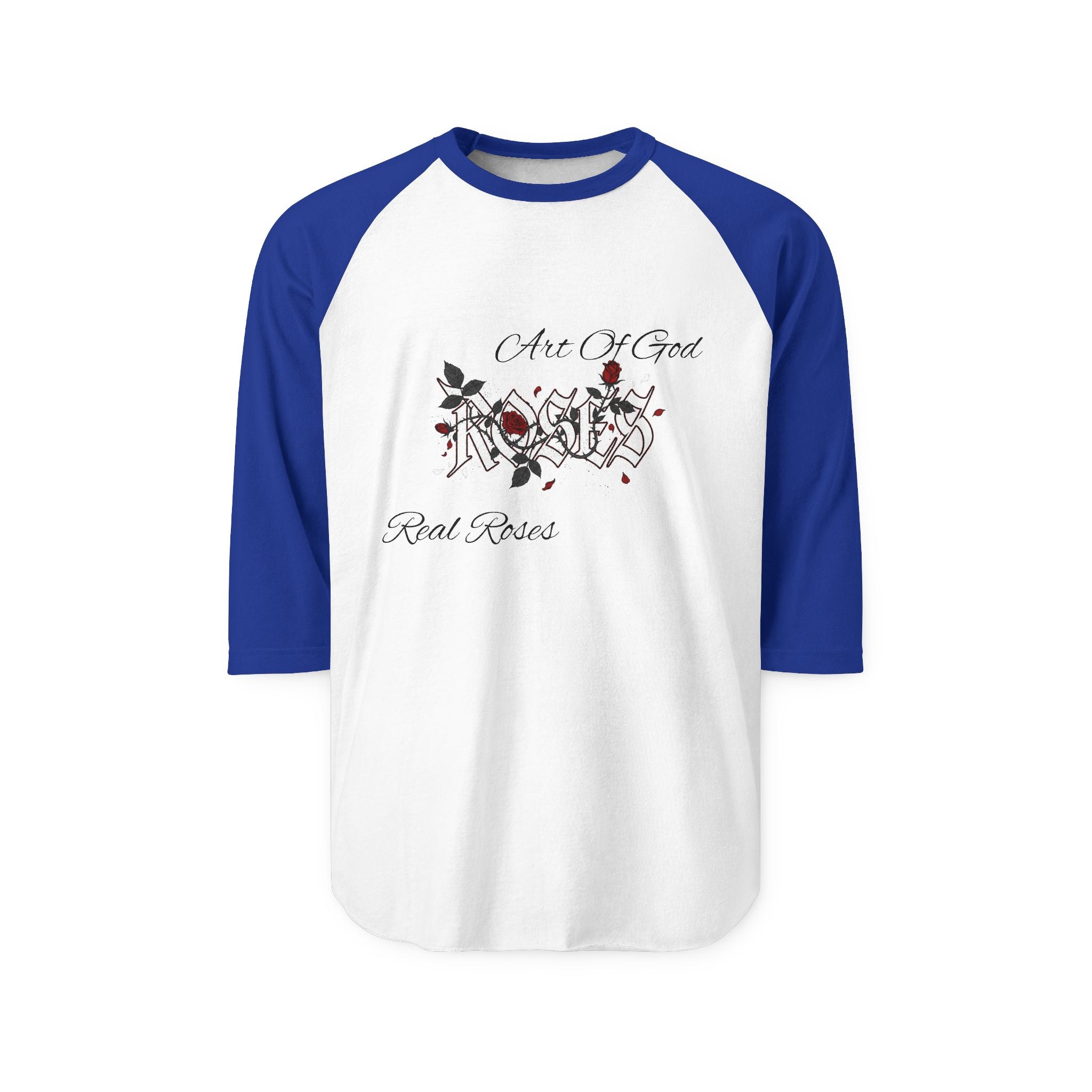 Raglan Shirt — 'Real Roses x Art of God" Collab