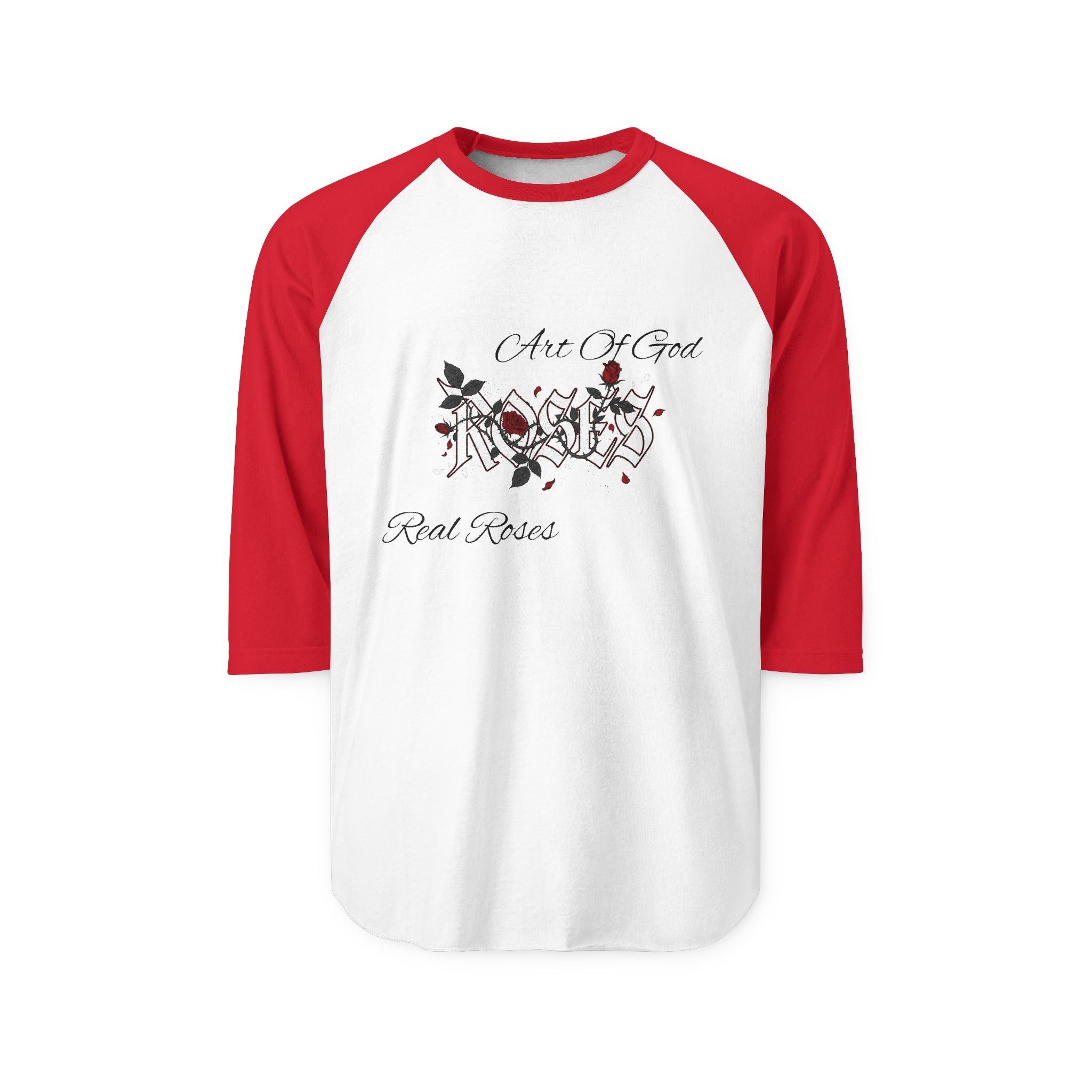 Raglan Shirt — 'Real Roses x Art of God" Collab