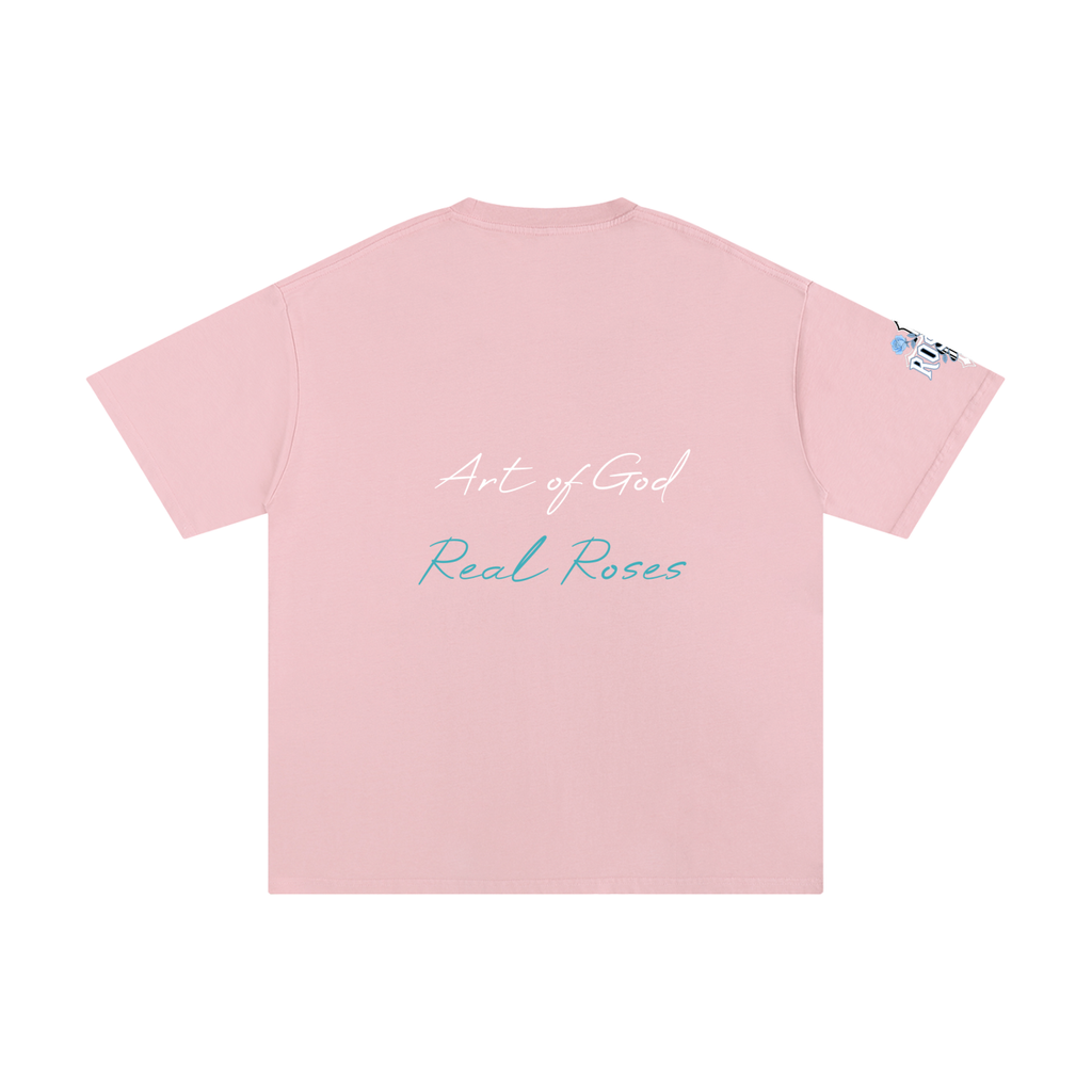 Unisex Pure Cotton T-Shirt "Art of God x Real Roses"