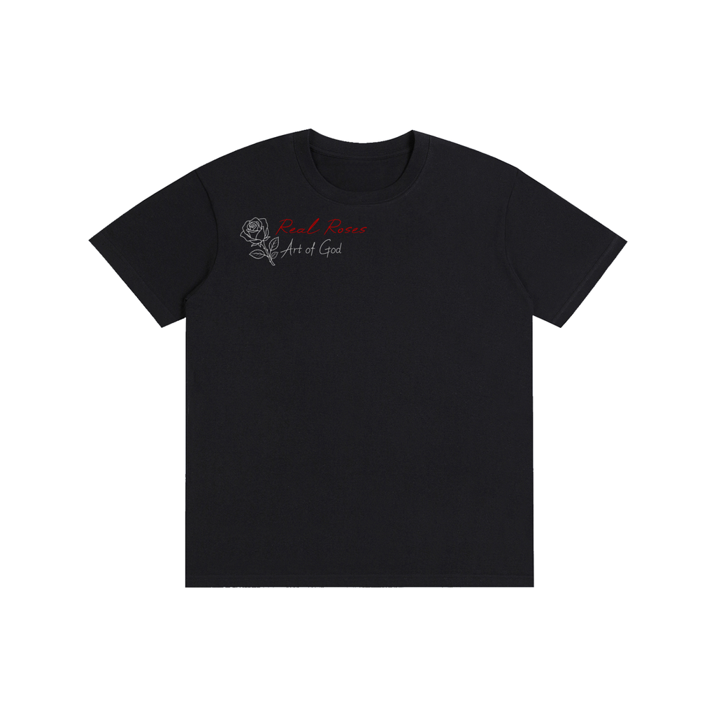 Pure Cotton Unisex T-Shirt " ROSES x Art of God x Real Roses"