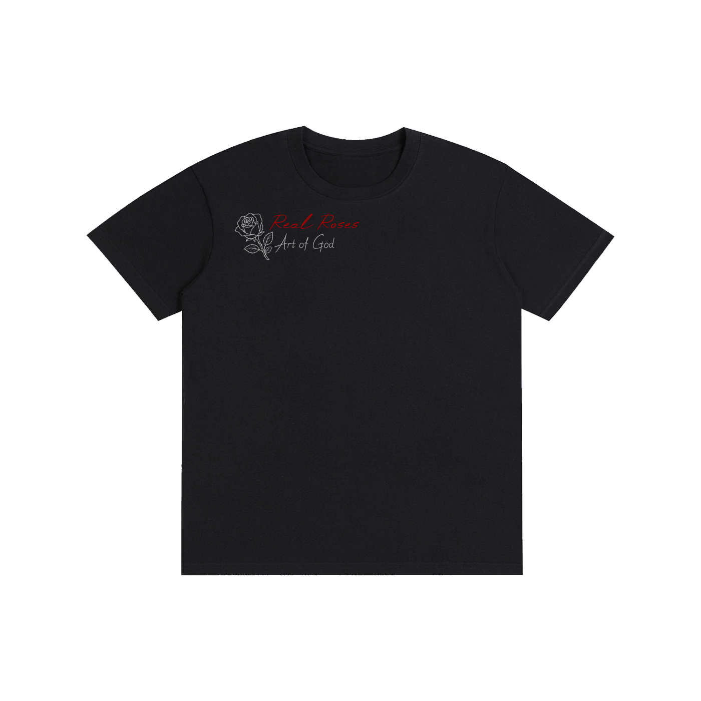 Pure Cotton Unisex T-Shirt " ROSES x Art of God x Real Roses"