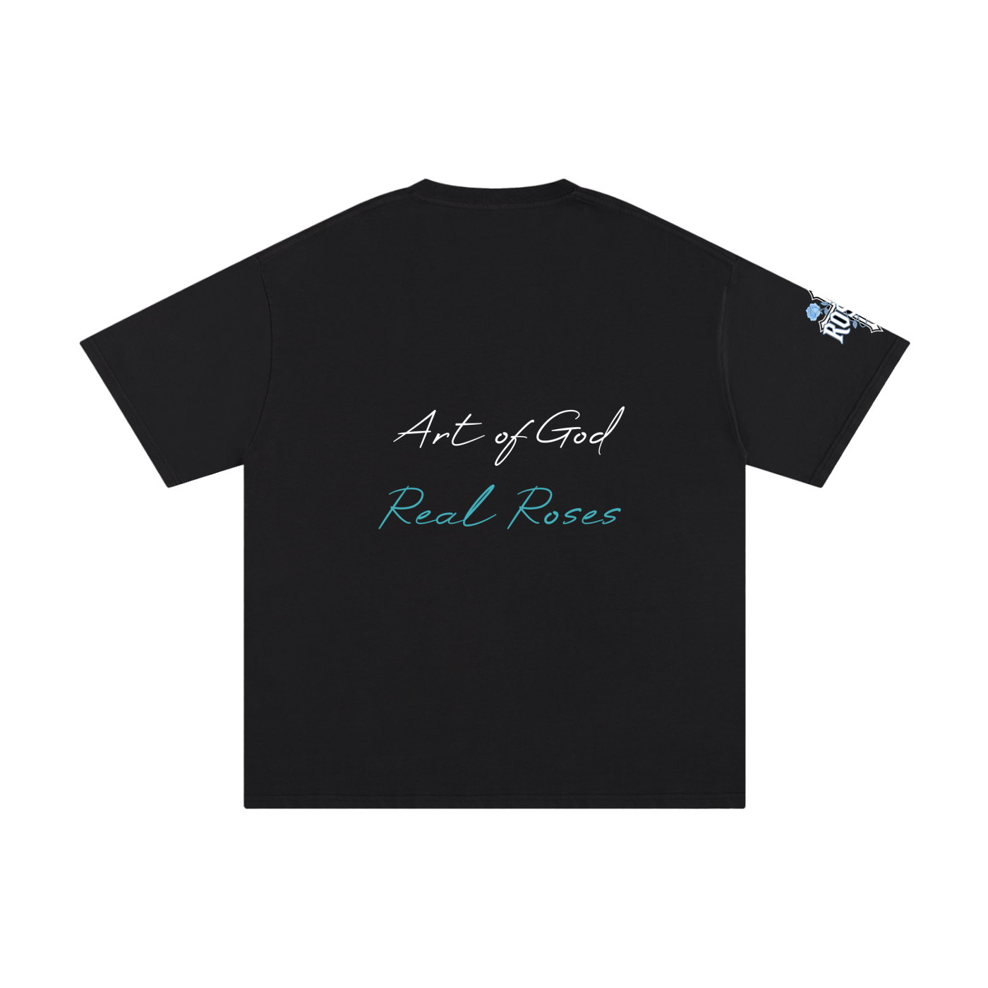 Unisex Pure Cotton T-Shirt "Art of God x Real Roses"