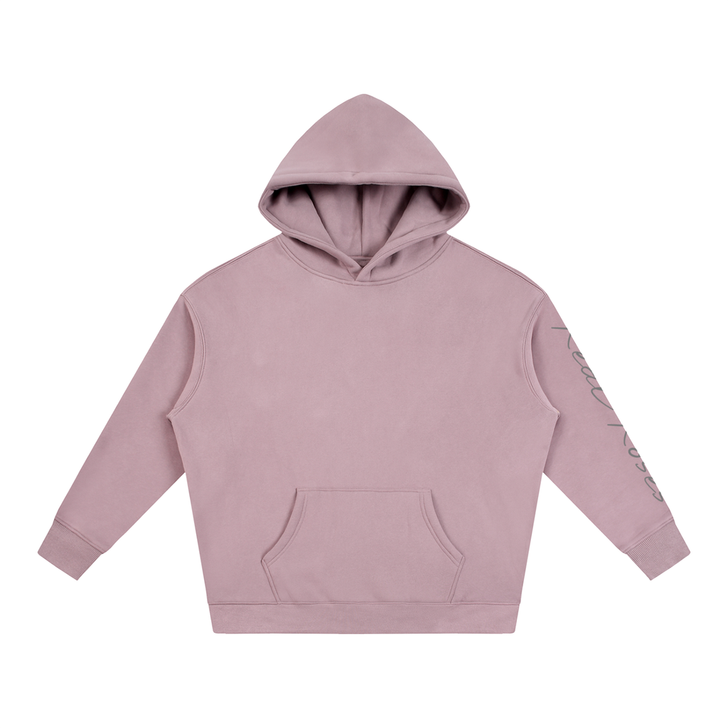 Oversize Fleeced Hoodie "Star x Real Roses"