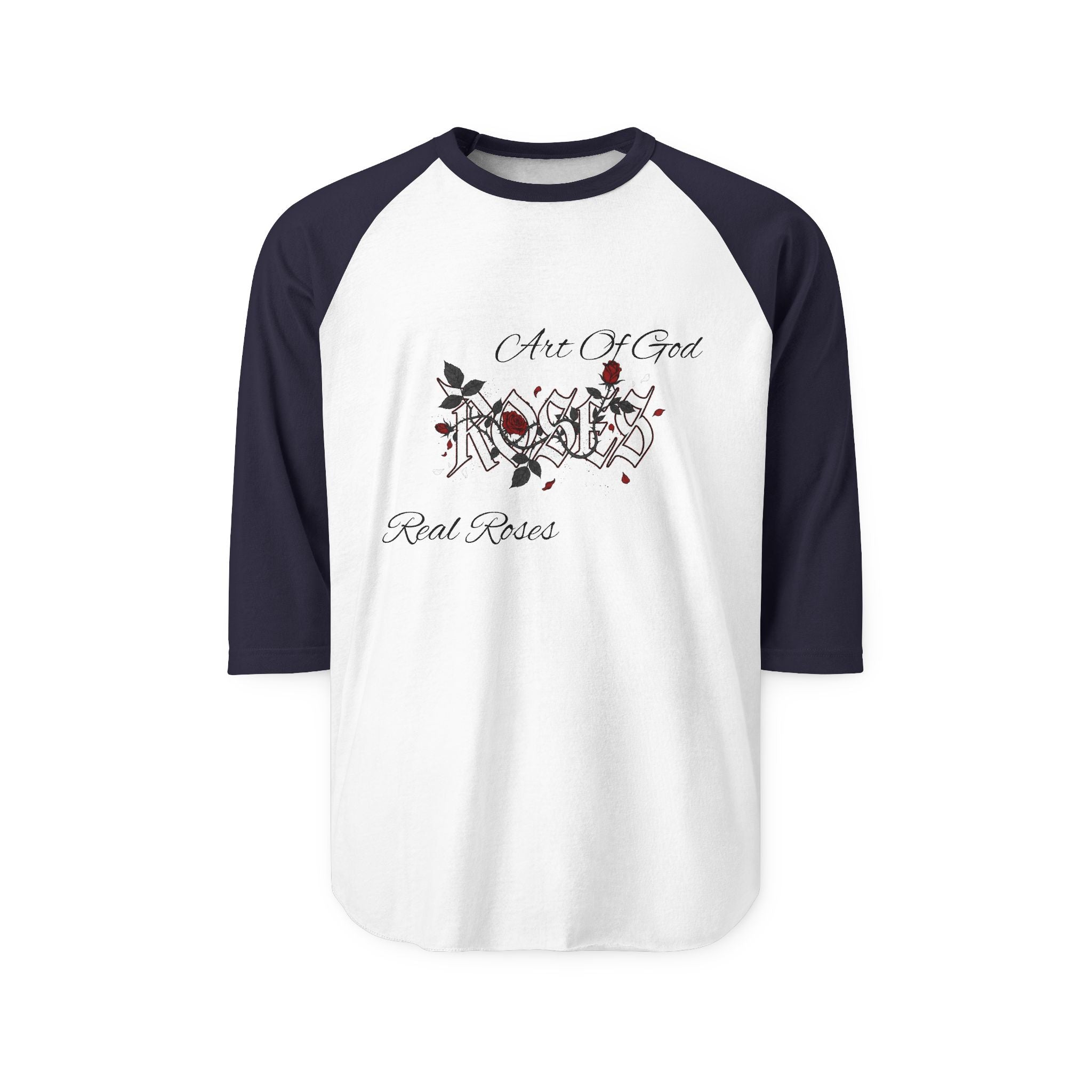 Raglan Shirt — 'Real Roses x Art of God" Collab