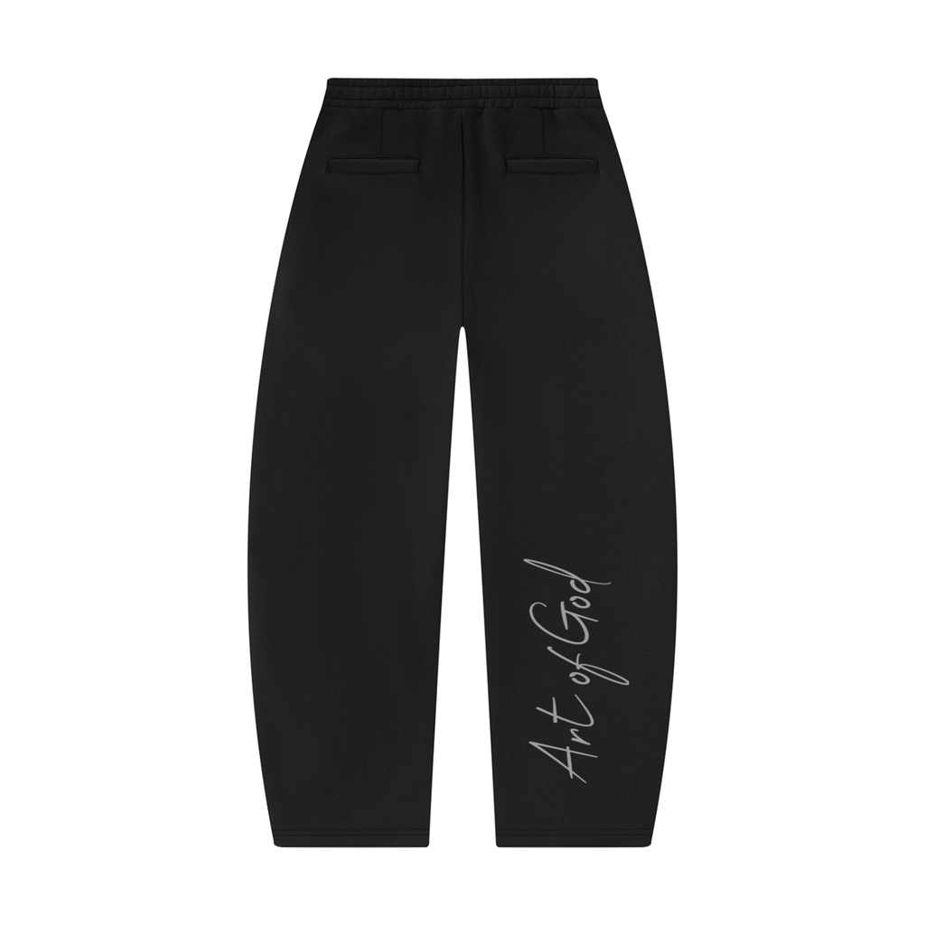 Unisex Barrel Leg Sweatpants " Stars x Real Roses x Art of God"