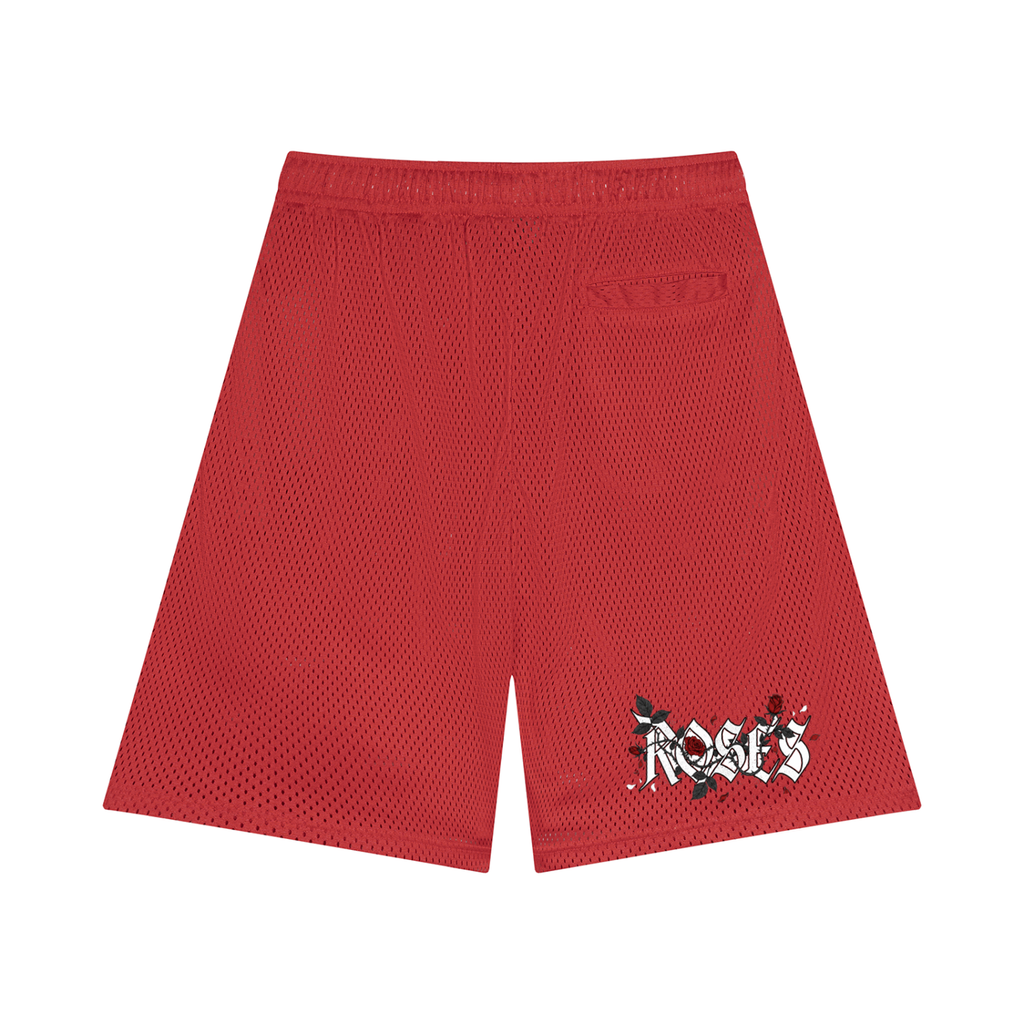 Unisex Mesh Basketball Shorts "Real Roses x Art of God"