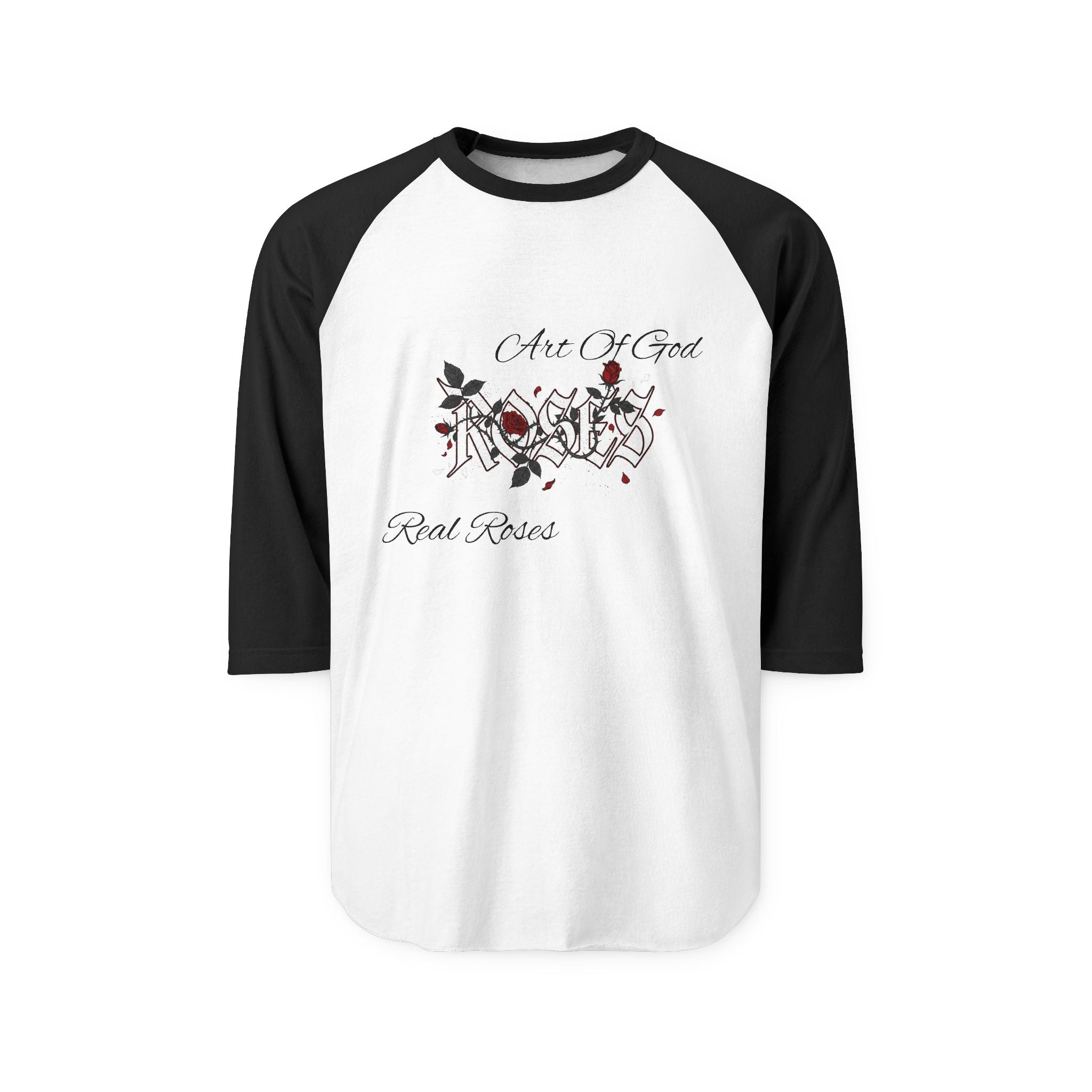 Raglan Shirt — 'Real Roses x Art of God" Collab