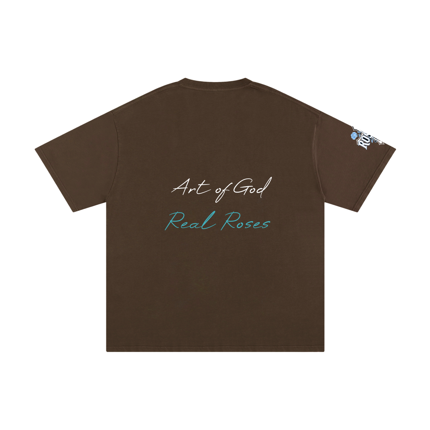 Unisex Pure Cotton T-Shirt "Art of God x Real Roses"