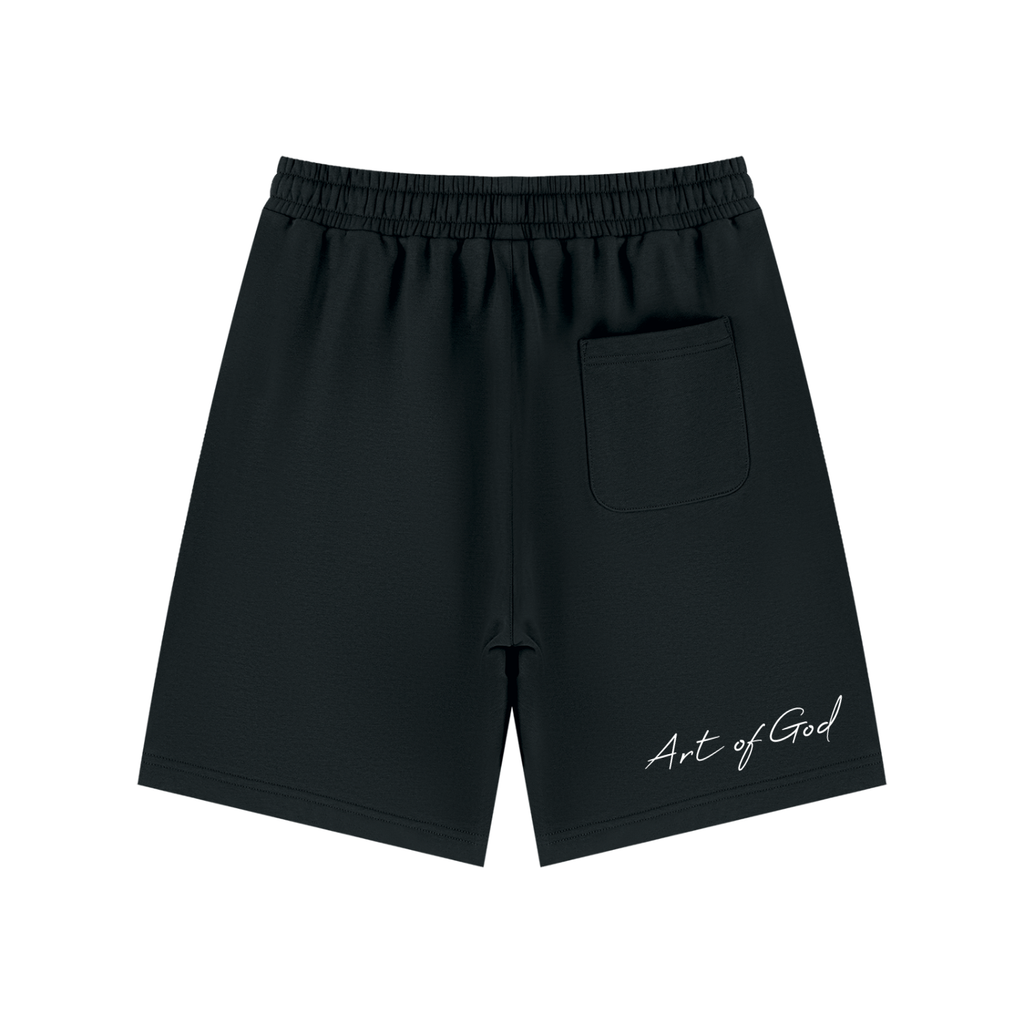 Unisex Drawstring Shorts "Art of God x Real Roses"
