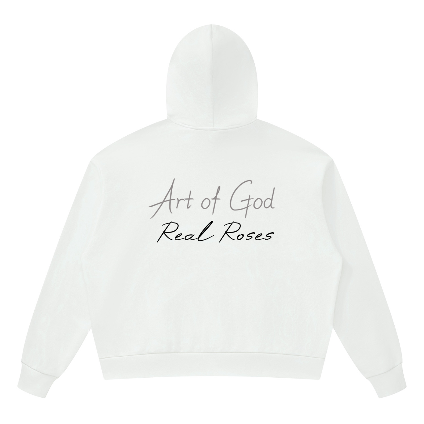Unisex Drop Shoulder Hoodie "Art of God x Real Roses"