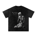 Snow Washed Oversized Cotton T-Shirt "Do Bronx"