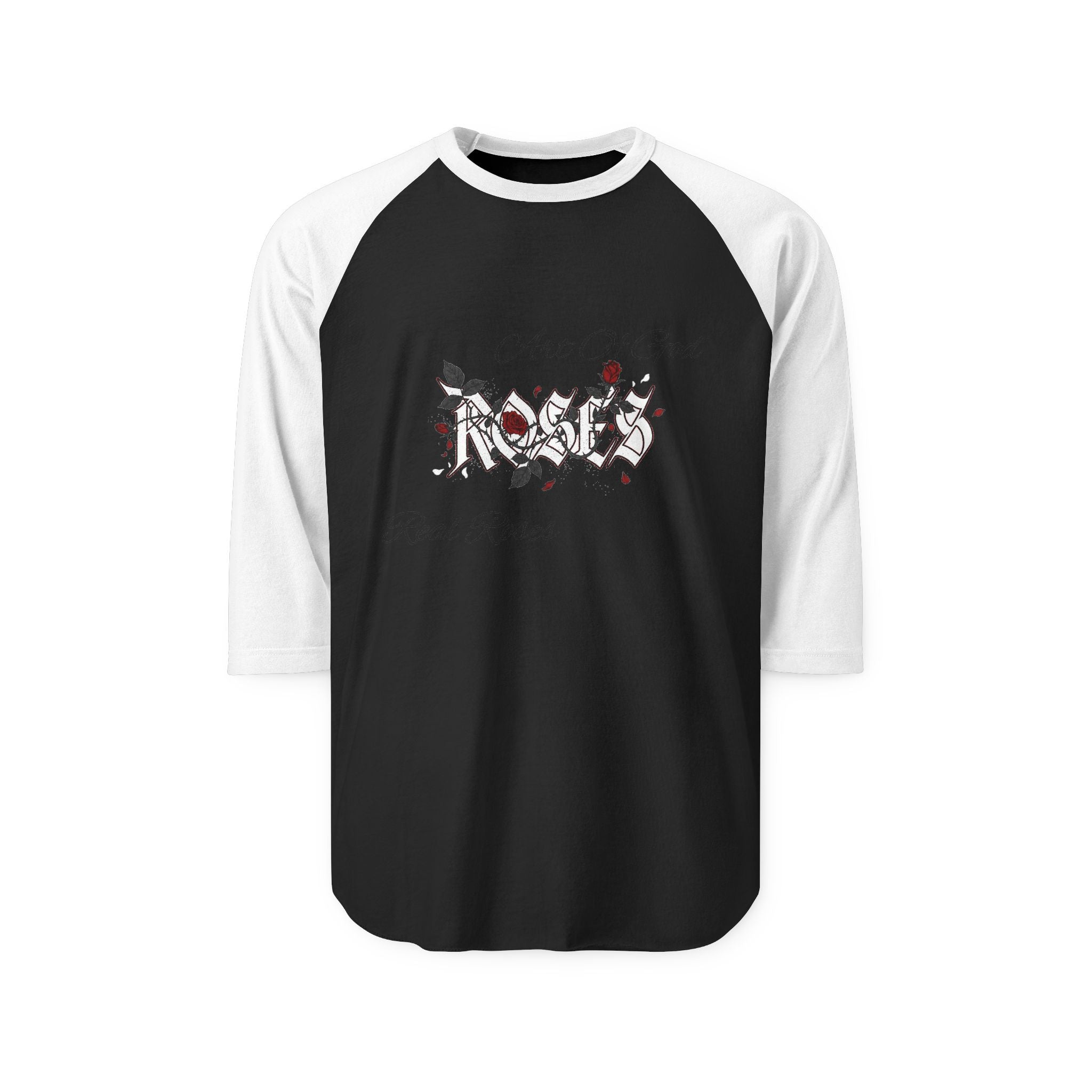 Raglan Shirt — 'Real Roses x Art of God" Collab