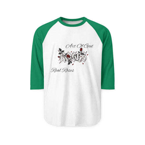 Raglan Shirt — 'Real Roses x Art of God" Collab