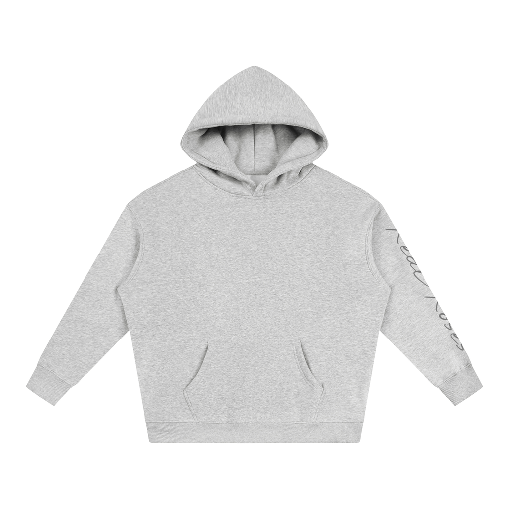 Oversize Fleeced Hoodie "Star x Real Roses"