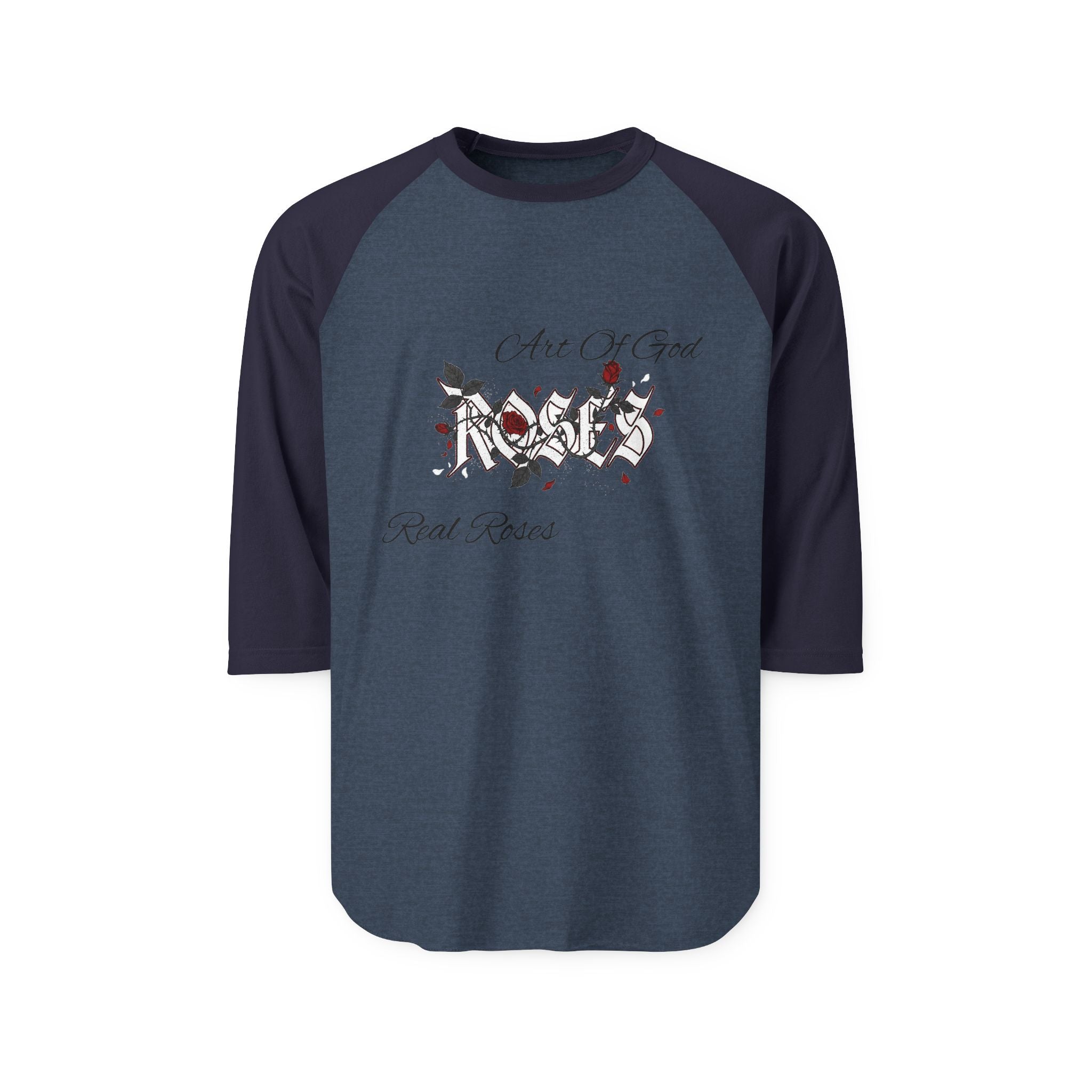 Raglan Shirt — 'Real Roses x Art of God" Collab