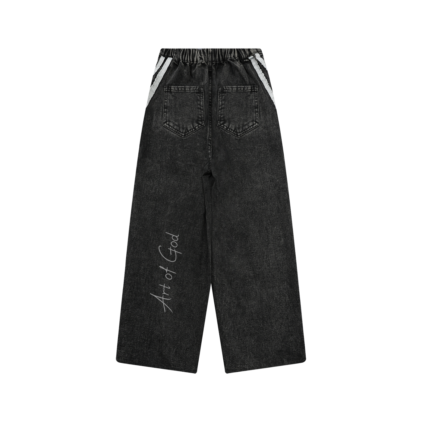Kid’s Vintage Wash Side Stripe Jeans "Art of God"