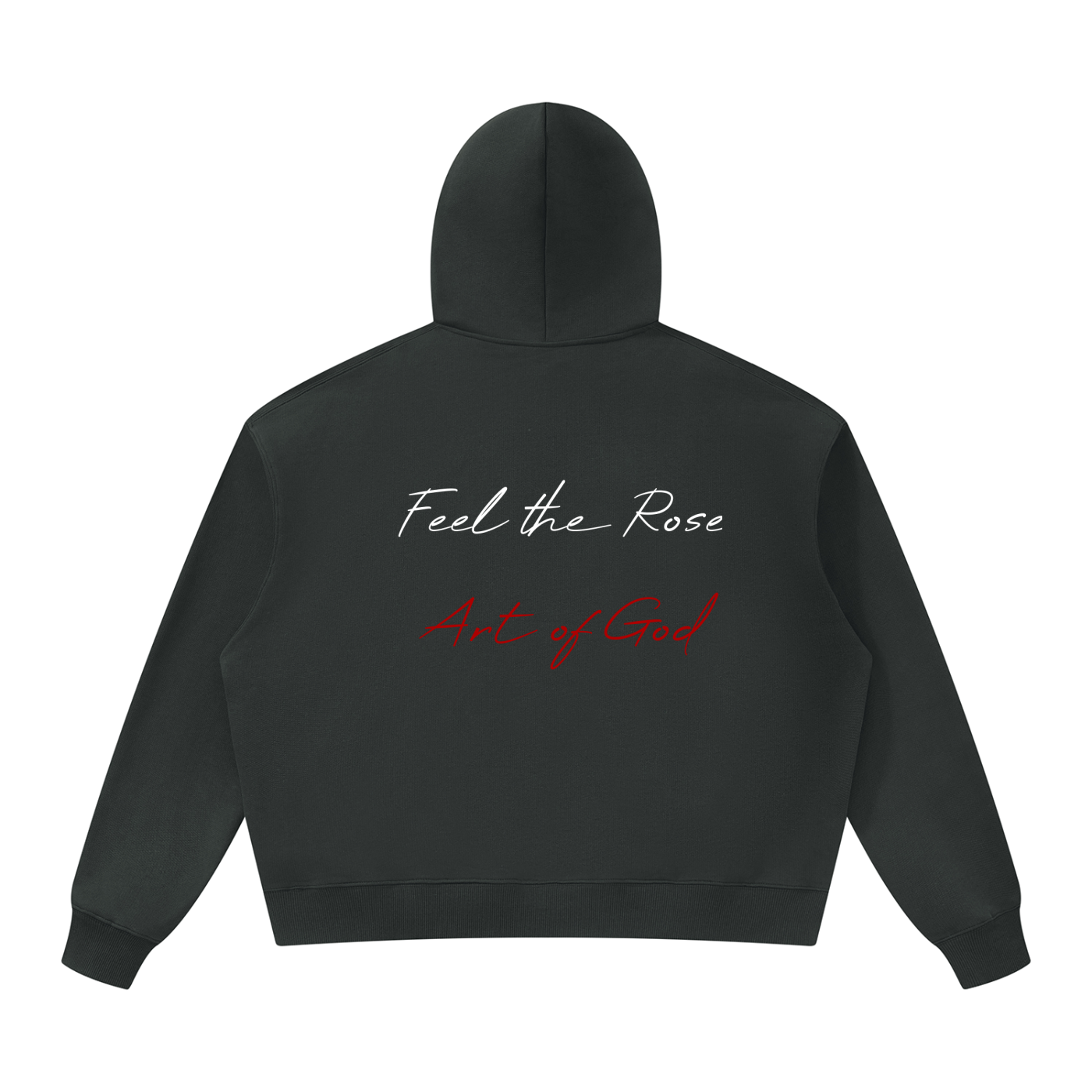 Unisex Oversized Heavyweight Hoodie "Real Roses, Feel The Rose X Art of God"