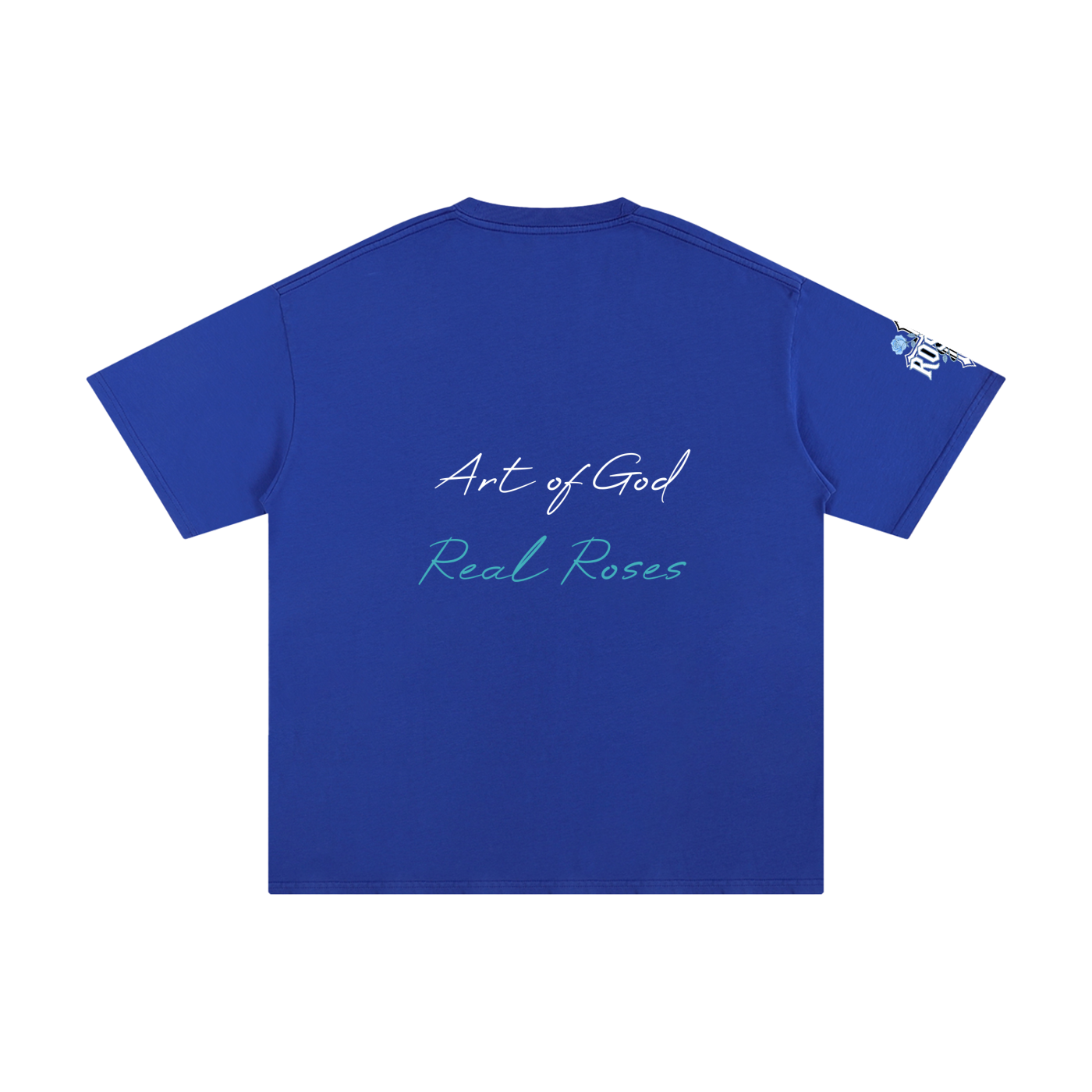 Unisex Pure Cotton T-Shirt "Art of God x Real Roses"