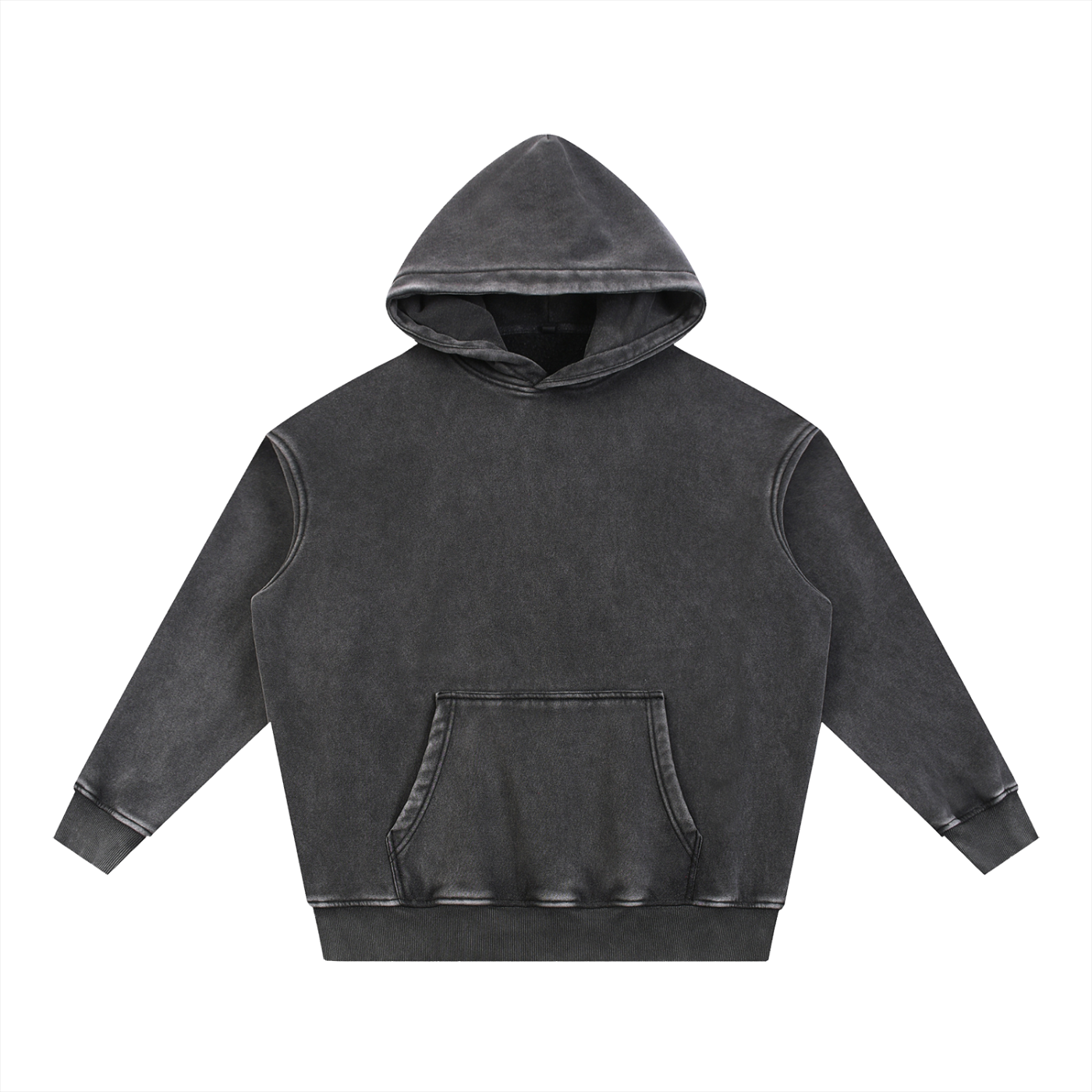 Snow Wash Fleece Oversize Hoodie "Star x Art of God"