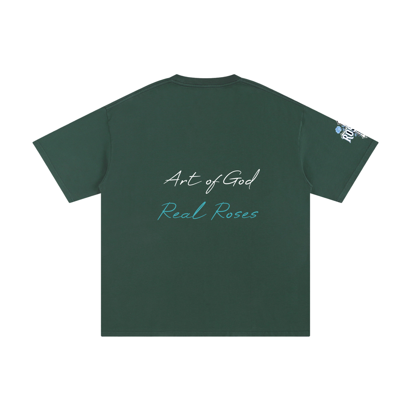 Unisex Pure Cotton T-Shirt "Art of God x Real Roses"
