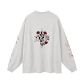 Oversized Unisex Long Sleeve T-Shirt "Art of God X Bloom X Real Roses"