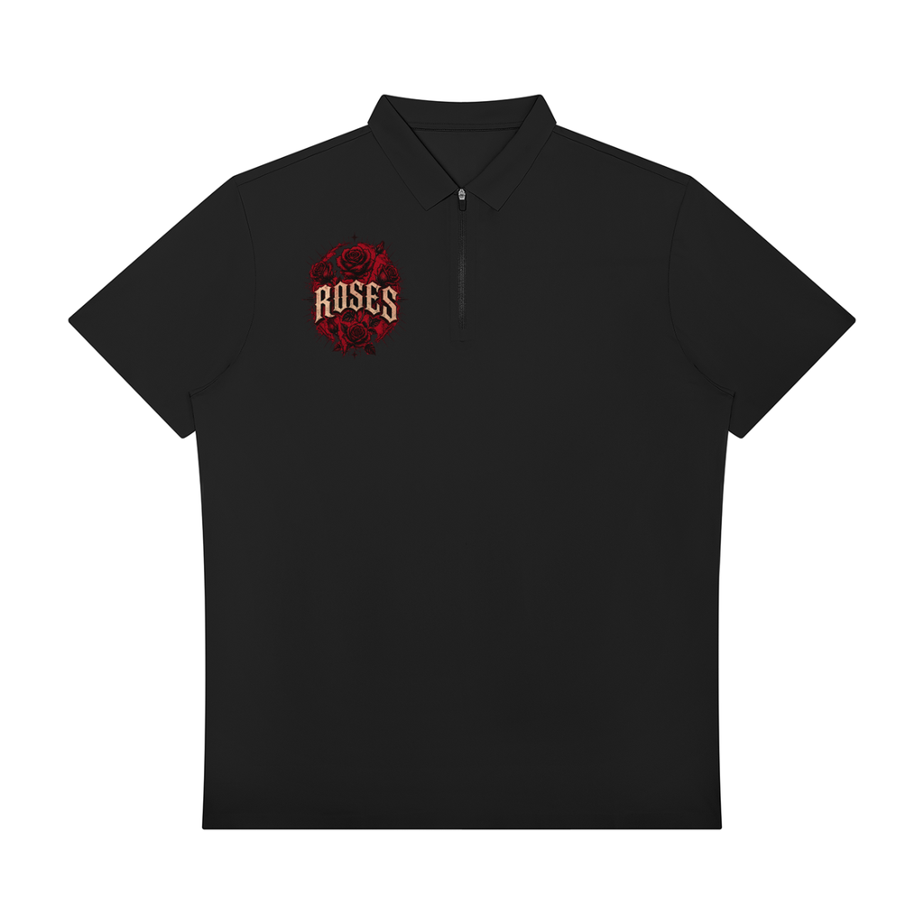 Men's Quarter-Zip Performance Polo Shirt
