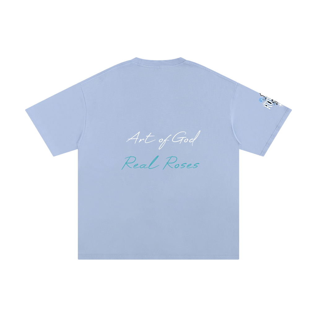 Unisex Pure Cotton T-Shirt "Art of God x Real Roses"