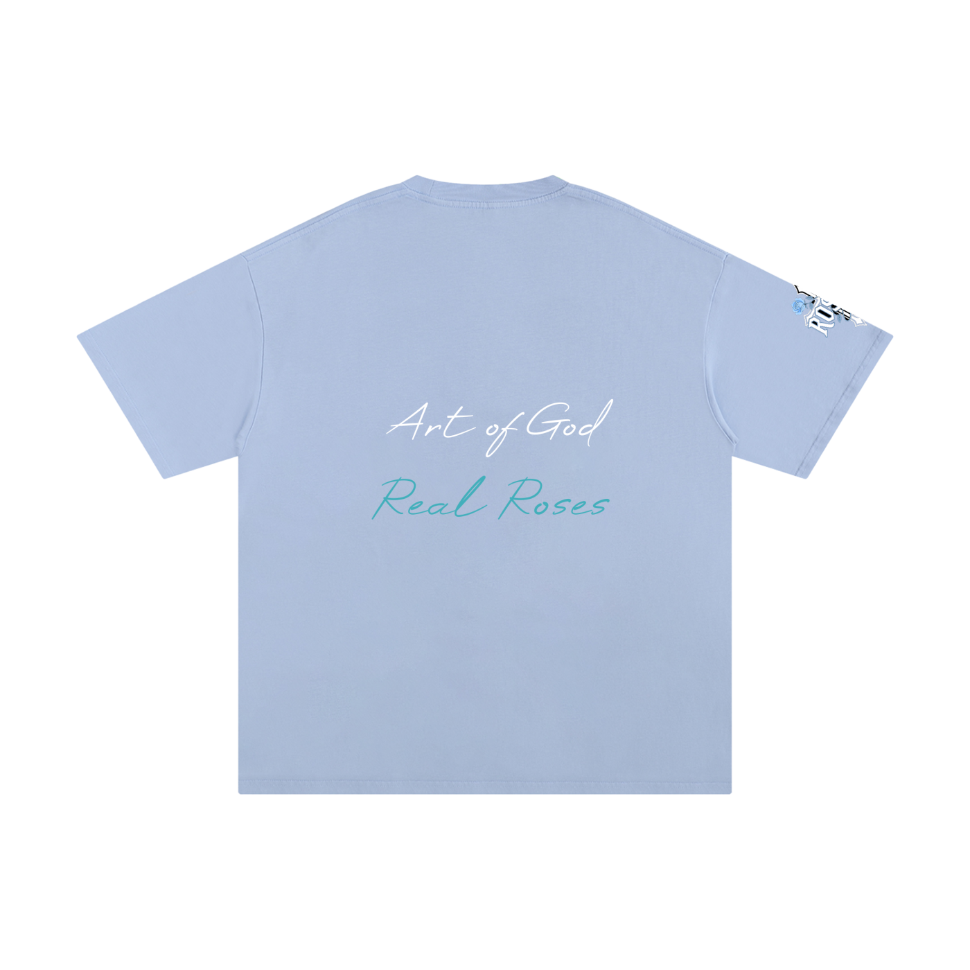 Unisex Pure Cotton T-Shirt "Art of God x Real Roses"