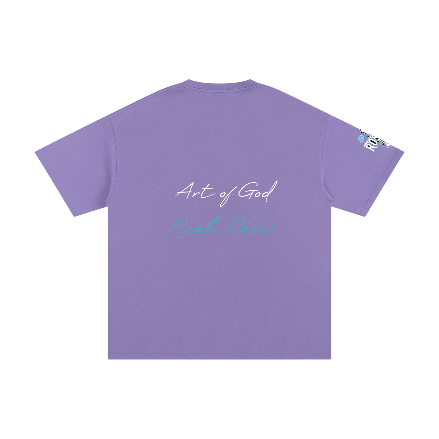 Unisex Pure Cotton T-Shirt "Art of God x Real Roses"