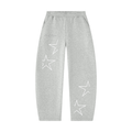 Unisex Barrel Leg Sweatpants " Stars x Real Roses x Art of God"