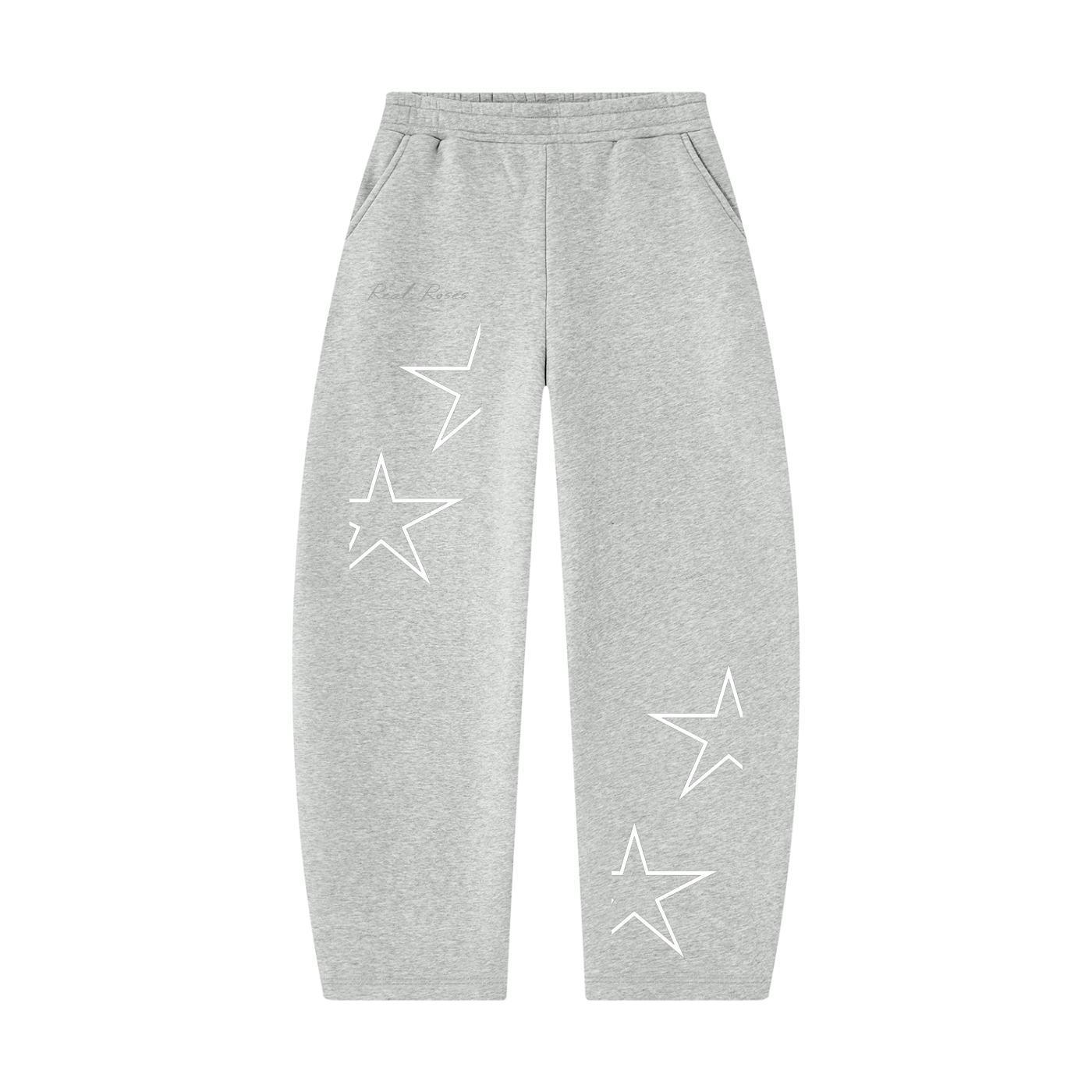 Unisex Barrel Leg Sweatpants " Stars x Real Roses x Art of God"