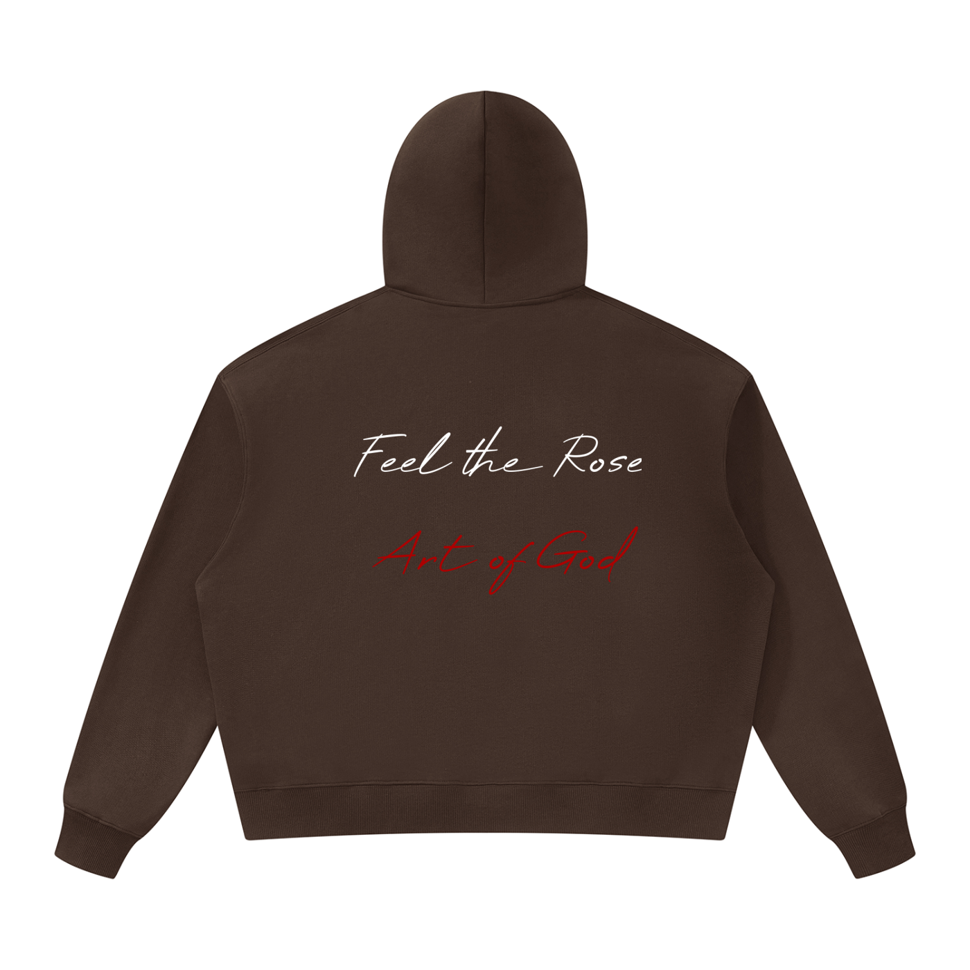 Unisex Oversized Heavyweight Hoodie "Real Roses, Feel The Rose X Art of God"