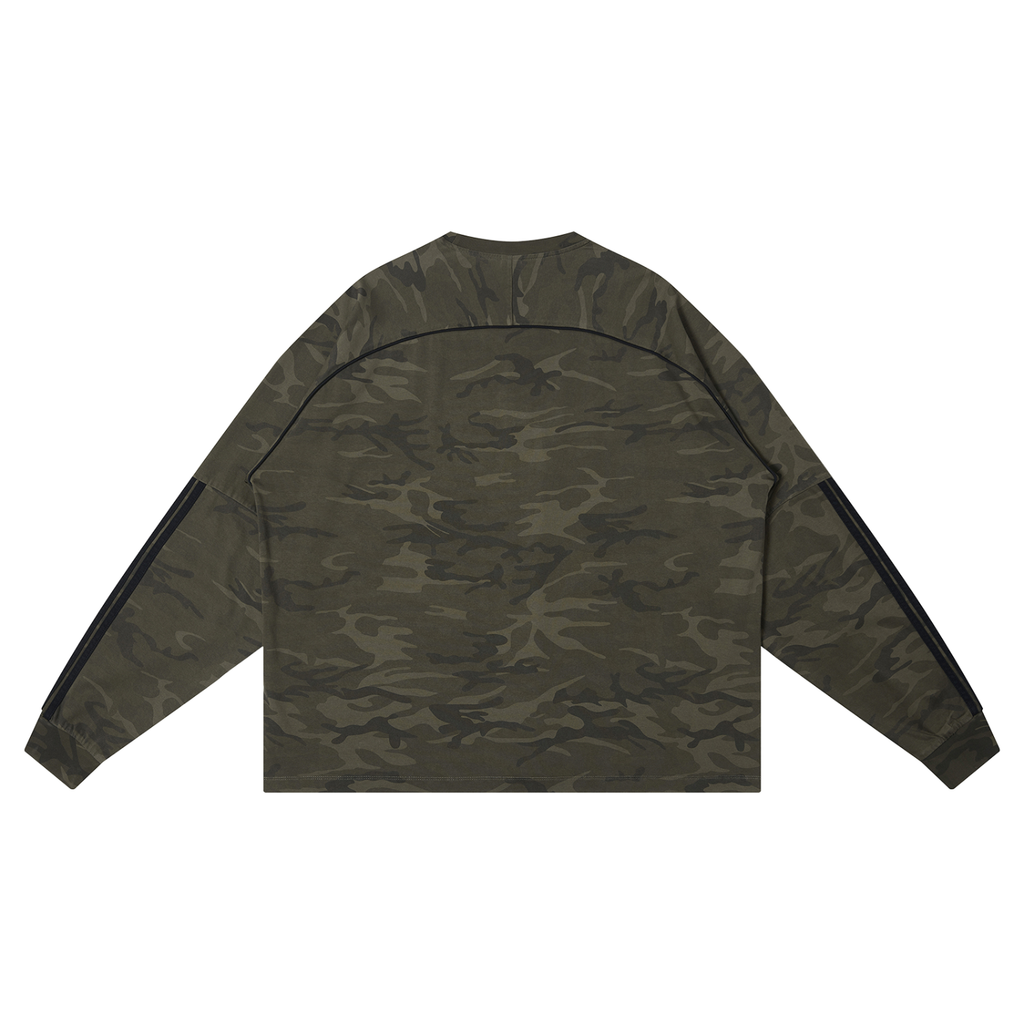 Unisex Camo Loose Long Sleeve T-Shirt "Art of God x STARS"