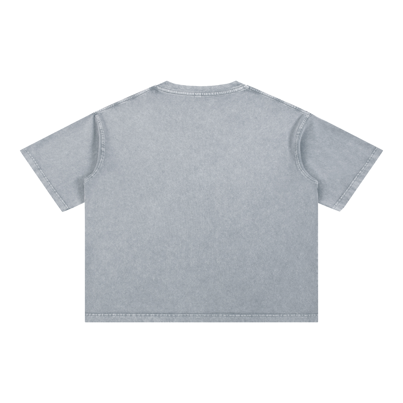 Mineral Wash Boxy Cotton T-Shirt "Connection x Real Roses"