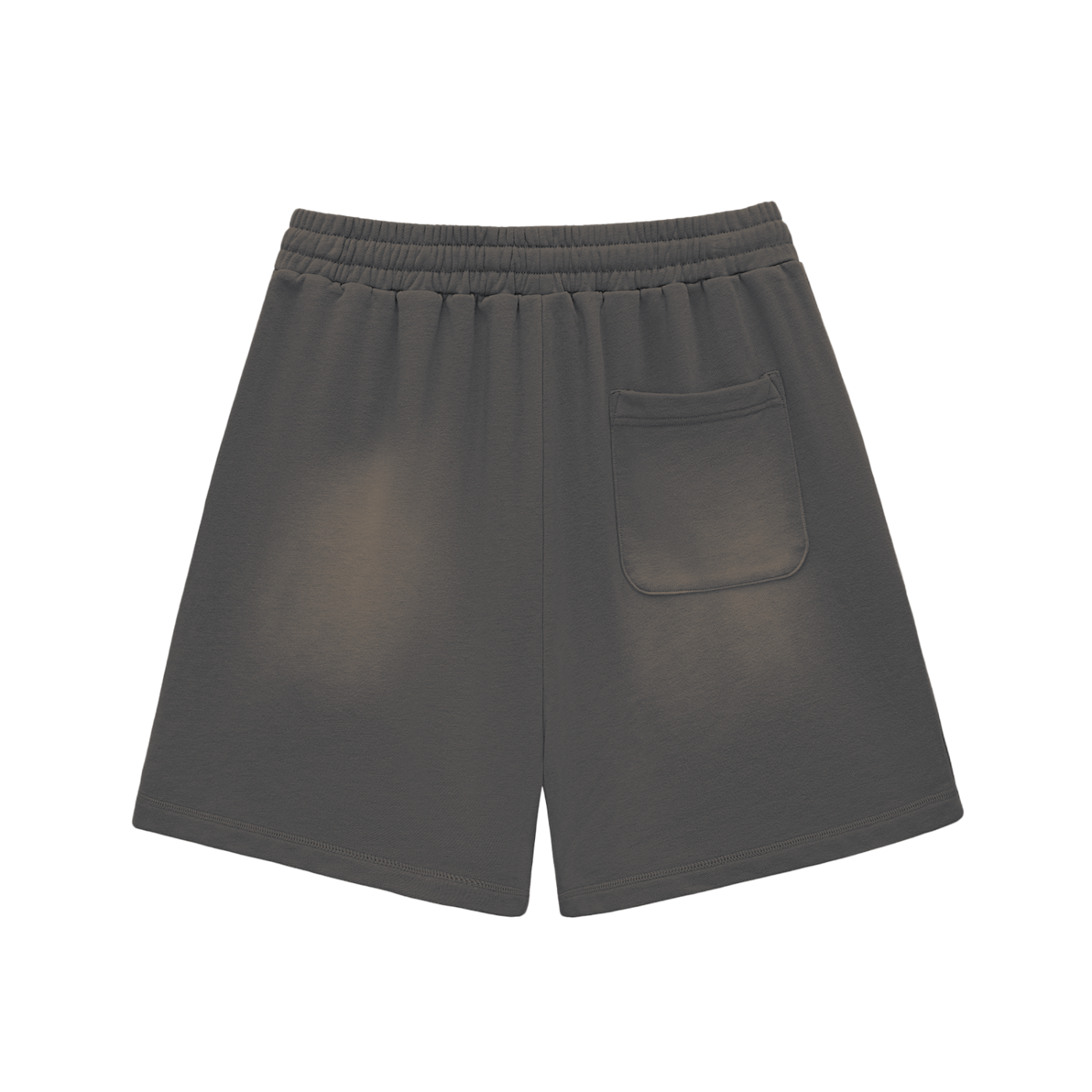 Sun Fade Raw Edge Cotton Shorts "Art of God x Real Roses"