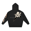 Essential Oversized Fleece Boxy Hoodie "Art of God x STAR x HANDS"