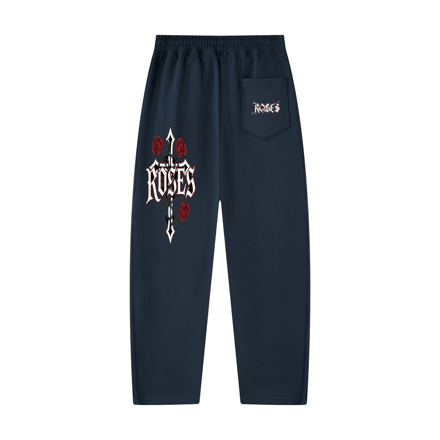 Unisex Tapered Straight Hem Sweatpants "Rose x Art of God"