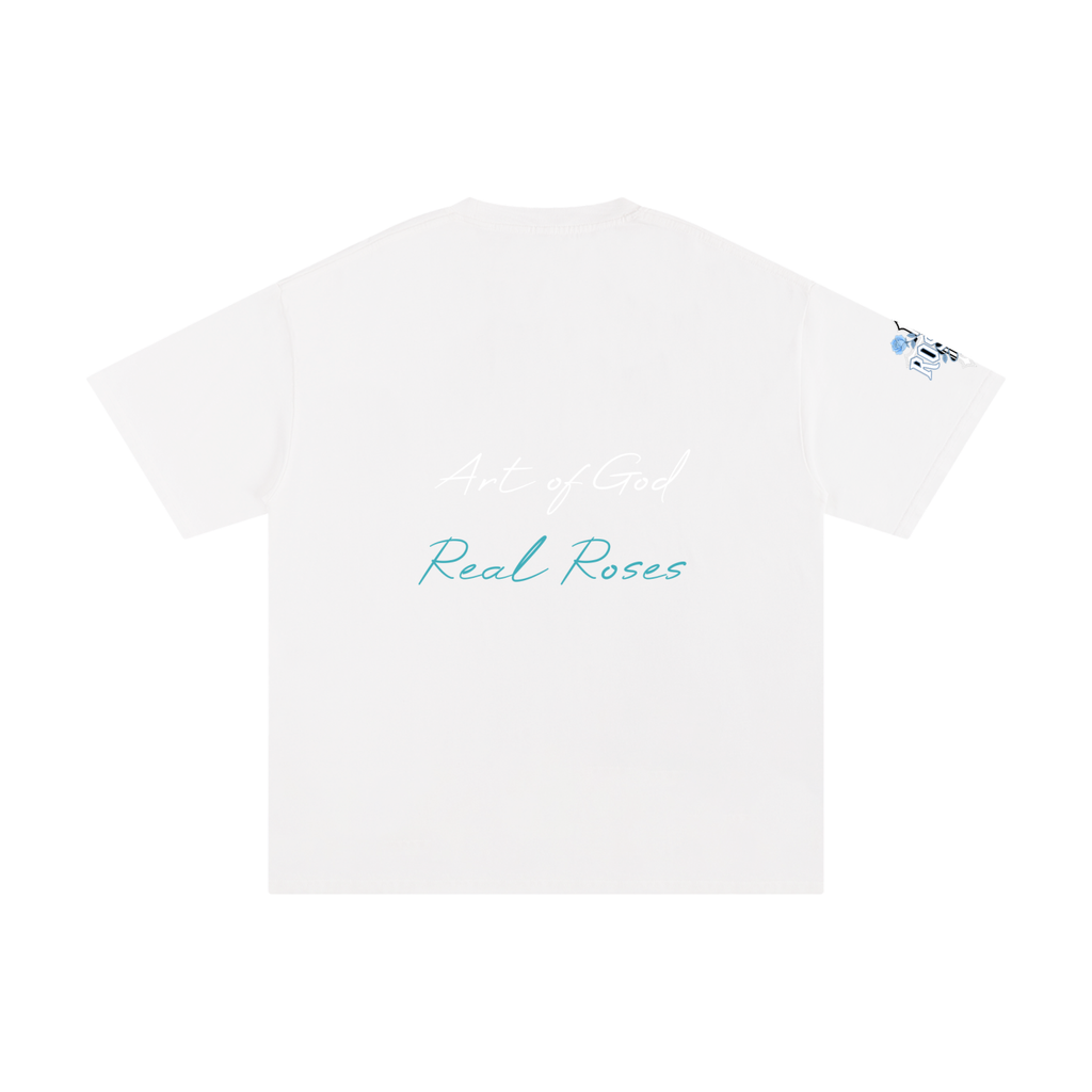 Unisex Pure Cotton T-Shirt "Art of God x Real Roses"