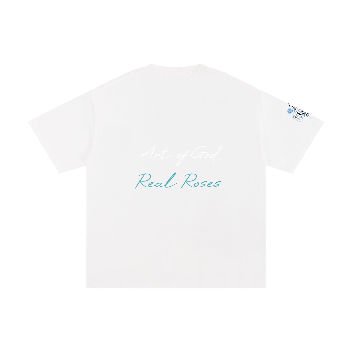 Unisex Pure Cotton T-Shirt "Art of God x Real Roses"