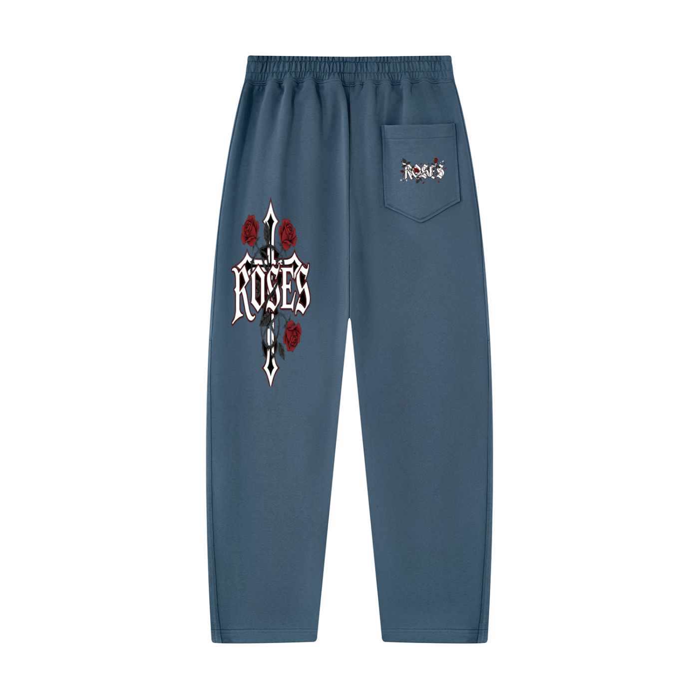 Unisex Tapered Straight Hem Sweatpants "Rose x Art of God"